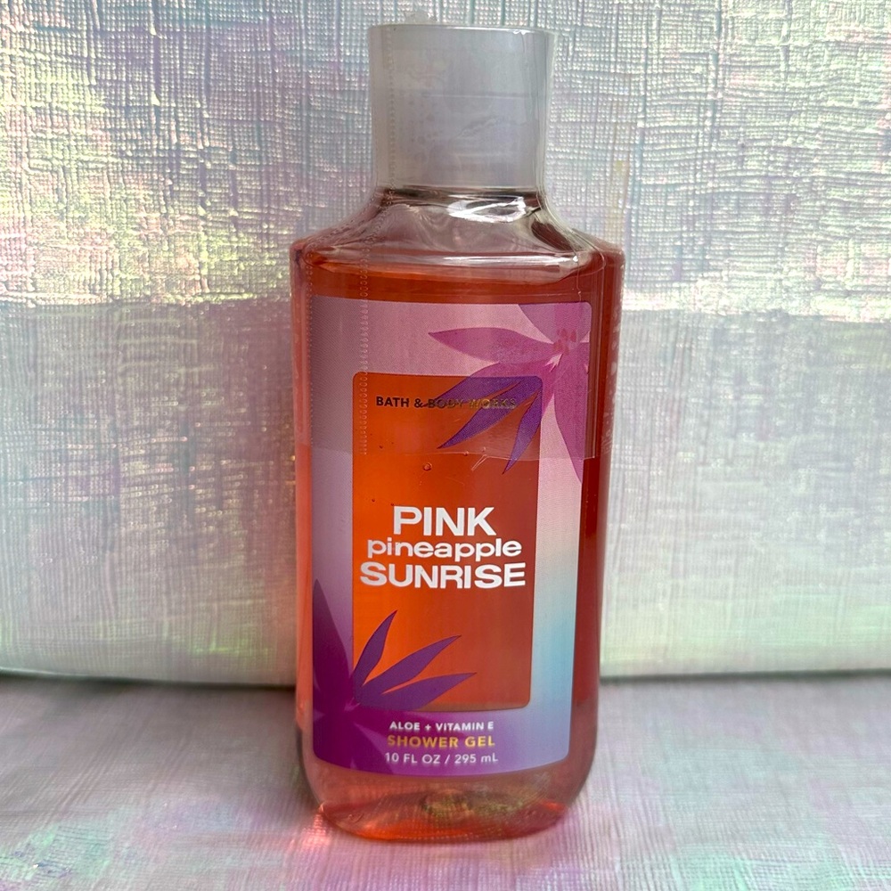 BATH AND BODY WORKS PINK PINEAPPLE SUNRISE SHOWER GEL FULL SIZE 10 FL OZ NEW
